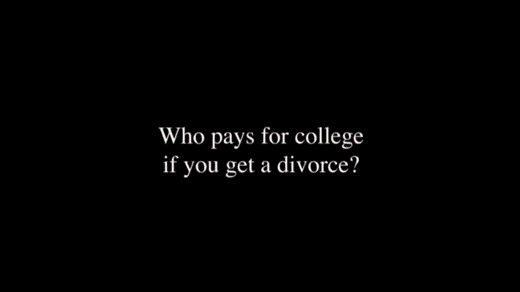 Who Pays for College in Divorce?