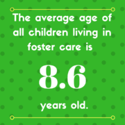 average age of children in foster care