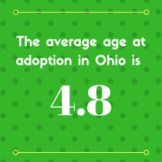average age of adoption in Ohio