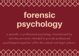 forensic psychology - psychological evaluation