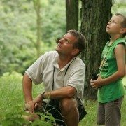 father spending time with son during ohio divorce